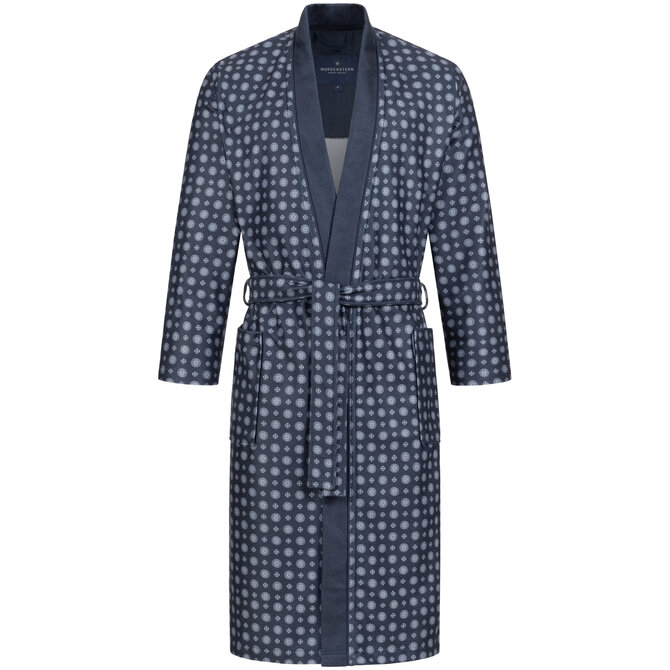 Morgenstern herenbadjas Ken marine Maat XXL Morgenstern herenbadjas Ken marine Maat XXL