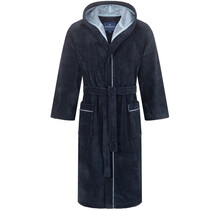Morgenstern Daniel badjas met capuchon Marine/Blauw XXL