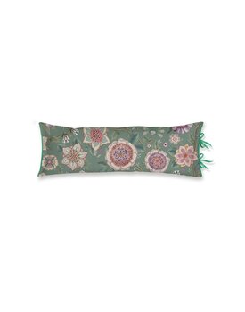 Pip Studio Viva Las Flores Long Cushion Green 30x90 cm