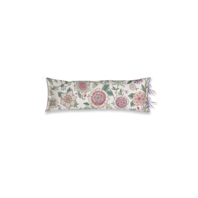 Pip Studio Viva Las Flores Long Cushion White 30x90 cm