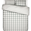Essenza Essenza Chess Dekbedovertrek Dusty green 260x200/220