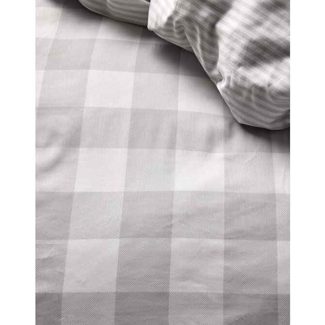 Essenza Chess Dekbedovertrek Grey 240x200/220 Essenza Chess Dekbedovertrek Grey 240x200/220