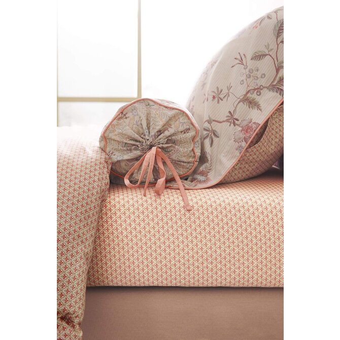 Pip Studio Hoeslaken Mi Vida Light Pink 90x200 cm Hoekhoogte 25 cm