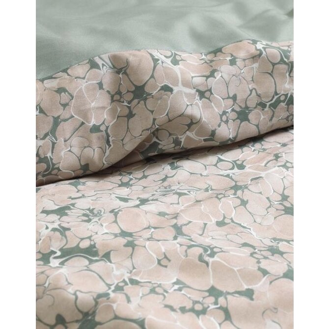 Marc O'Polo Lakua Dekbedovertrek Green 200x200x220 Marc O'Polo Lakua Dekbedovertrek Green 200x200x220