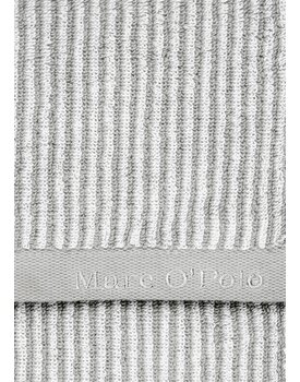 Marc O'Polo Timeless Tone Stripe Gastendoek Grey/White 30x50