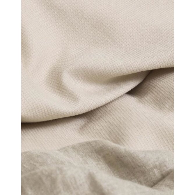 Marc O'Polo Summer Pique Dekbedovertrek Oatmeal 200x200x220 Marc O'Polo Summer Pique Dekbedovertrek Oatmeal 200x200x220