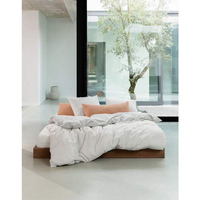 Marc O'Polo Skei Dekbedovertrek  240x220+2/60x70 Lichtgrijs