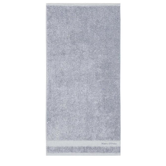 Marc O'Polo Melange Douchelaken Blue/Off White 70x140 Marc O'Polo Melange Douchelaken Blue/Off White 70x140