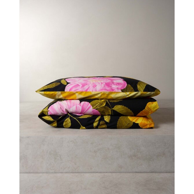 Covers & Co Bloom with a view Kussensloop Black 60x70 Covers & Co Bloom with a view Kussensloop Black 60x70
