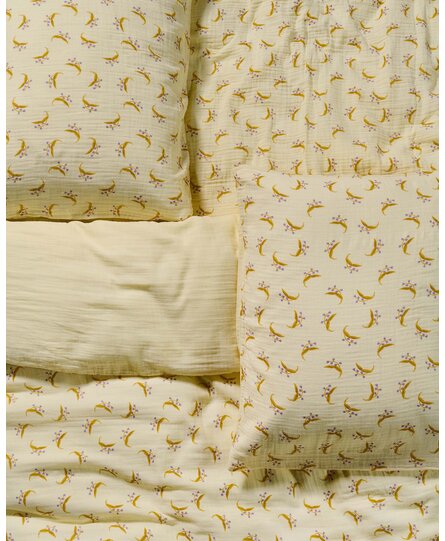 Covers & Co Lily melody Dekbedovertrek Lemon yellow 240x200/220