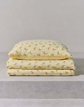 Covers & Co Lily melody Kussensloop Lemon yellow 60x70