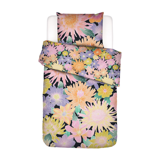 Covers & Co Flower fling Dekbedovertrek Black 240x200/220 Covers & Co Flower fling Dekbedovertrek Black 240x200/220