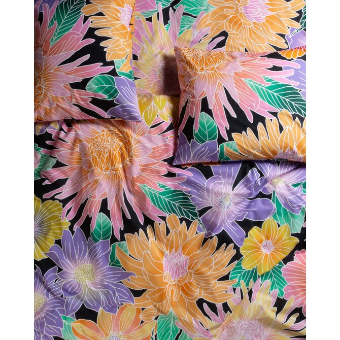 Covers & Co Flower fling Dekbedovertrek Black 140x200/220