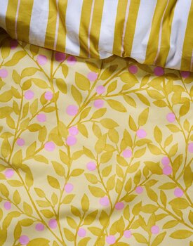 Covers & Co Petite berry Dekbedovertrek Lemon yellow 200x200/220