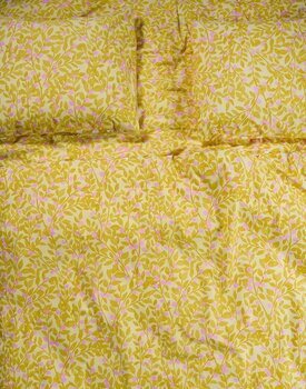 Covers & Co Petite berry Dekbedovertrek Lemon yellow 200x200/220