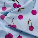 Essenza Covers & Co Zesty cherry Dekbedovertrek Ice blue 140x200/220