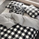 Essenza Essenza Chess Dekbedovertrek Anthracite 260x200/220