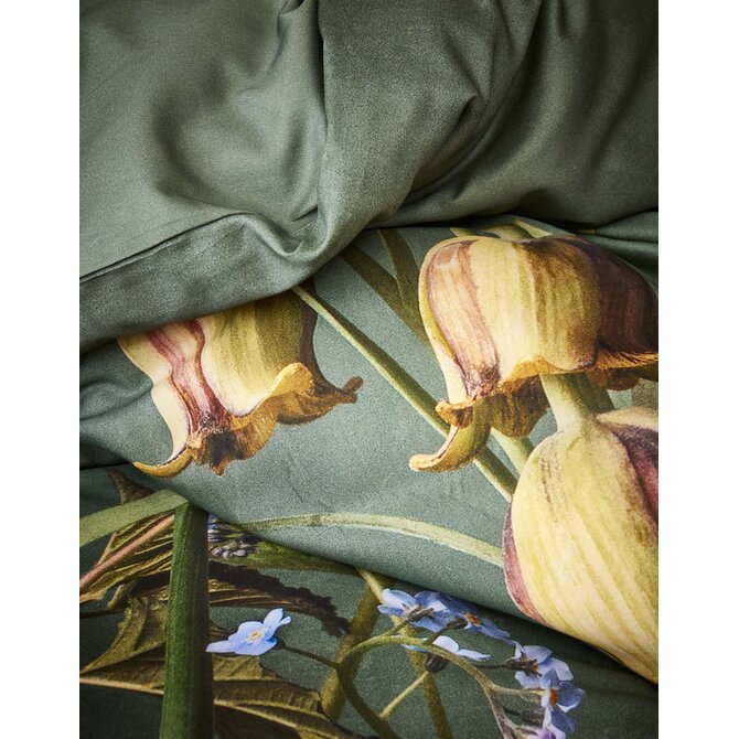 Essenza Ficaria Dekbedovertrek Greenish 260x200/220 Essenza Ficaria Dekbedovertrek Greenish 260x200/220