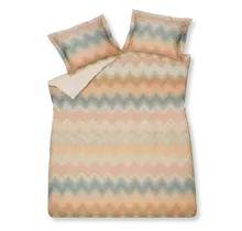 Vandyck Dekbedovertrek Ziggy creamtan 2-persoons (200x200/220 )