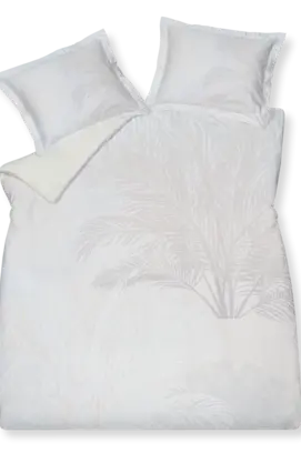Vandyck Dekbedovertrek Flower Pattern creamtan 2-persoons (200x200/220 )