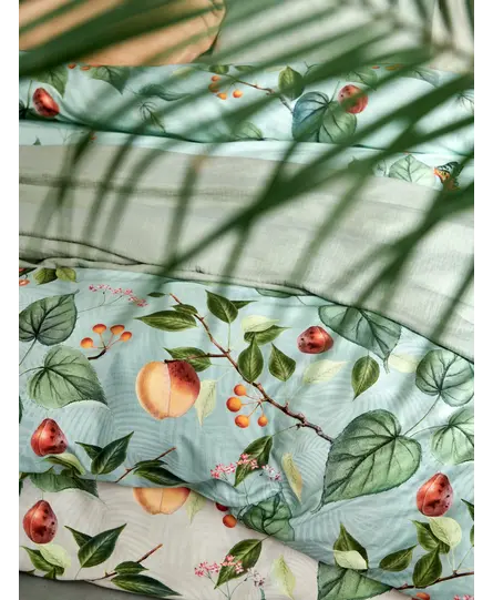 Vandyck Dekbedovertrek Fruit Garden lightgreen 1-persoons (140x200/220 )