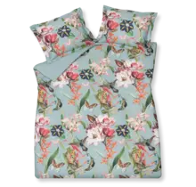 Vandyck Flower Mix pearlblue Kussensloop (60x70)