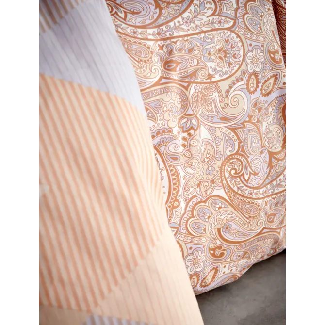 Vandyck Dekbedovertrek Happy Fever apricotblush Lits-jumeaux (240x200/220 )