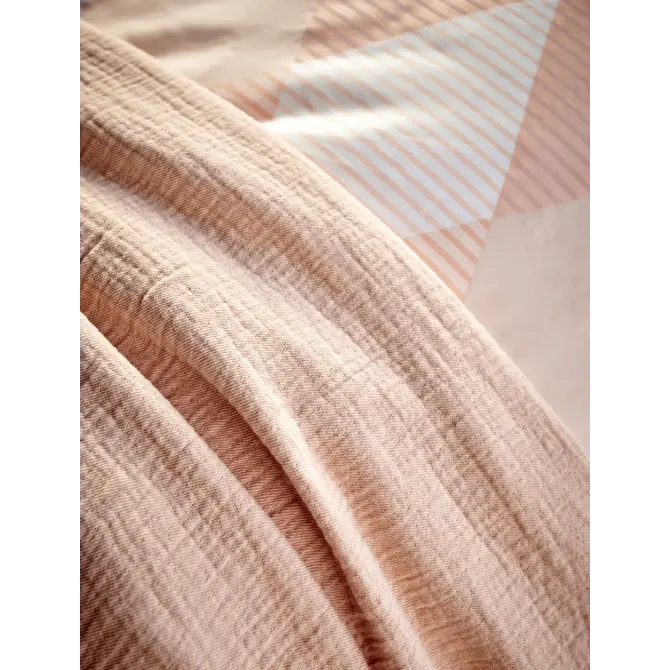 Vandyck Dekbedovertrek Glaze apricotblush Lits-jumeaux (240x200/220 )