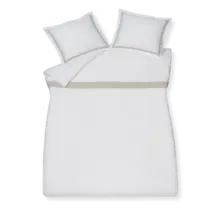 Vandyck Dekbedovertrek Purity Capri white 2-persoons (200x200/220 )