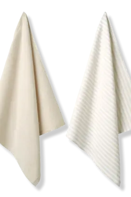 Vandyck Pure Kitchen Set keukendoek + theedoek 60x60 Desert
