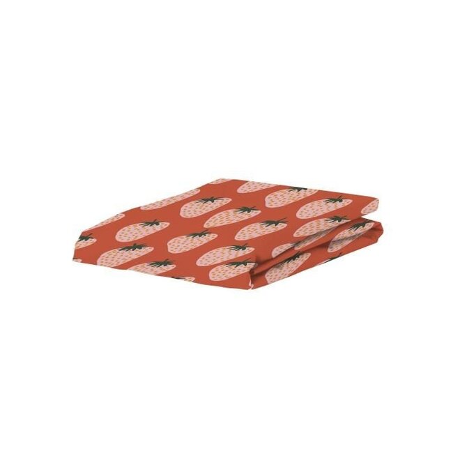 Covers & Co Berry special Fitted sheet Orange 140x200