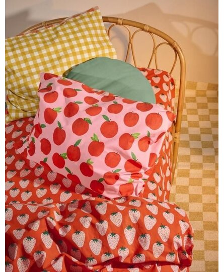 Covers & Co Berry special Fitted sheet Orange 140x200