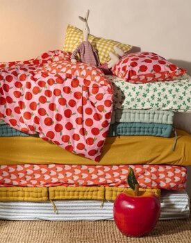 Covers & Co Berry special Fitted sheet Orange 140x200