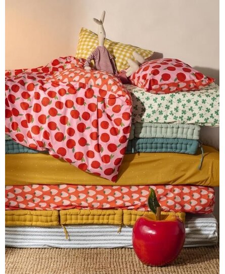 Covers & Co Berry special Fitted sheet Orange 160x200