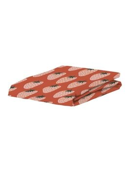 Covers & Co Berry special Fitted sheet Orange 90x200