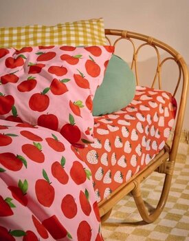 Covers & Co Berry special Fitted sheet Orange 90x200