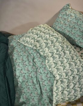 Covers & Co Chicken Run Dekbedovertrek Turquoise 140x200/220