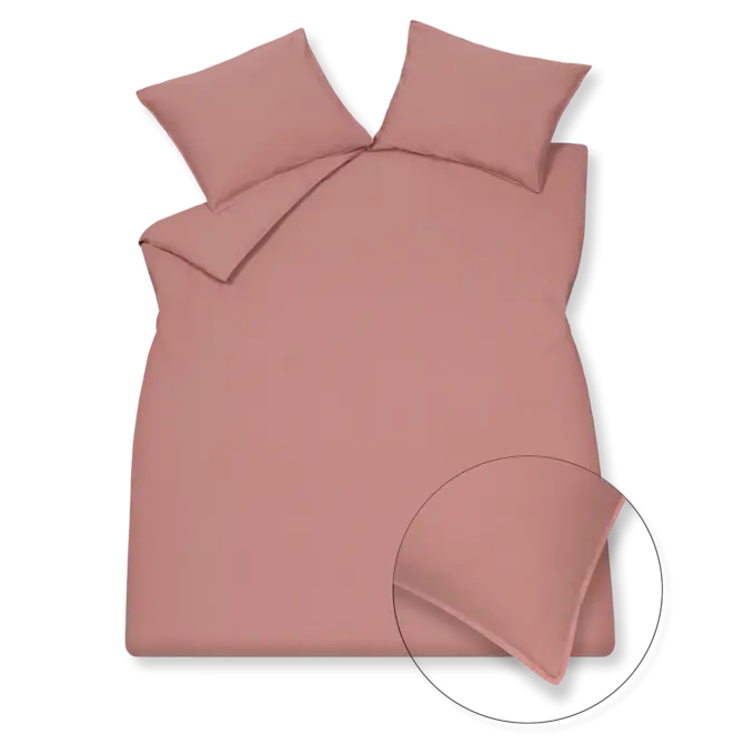 Vandyck Dekbedovertrek Washed Cotton ashrose 1-persoons (140x200/220 ) Vandyck Dekbedovertrek Washed Cotton ashrose 1-persoons (140x200/220 )