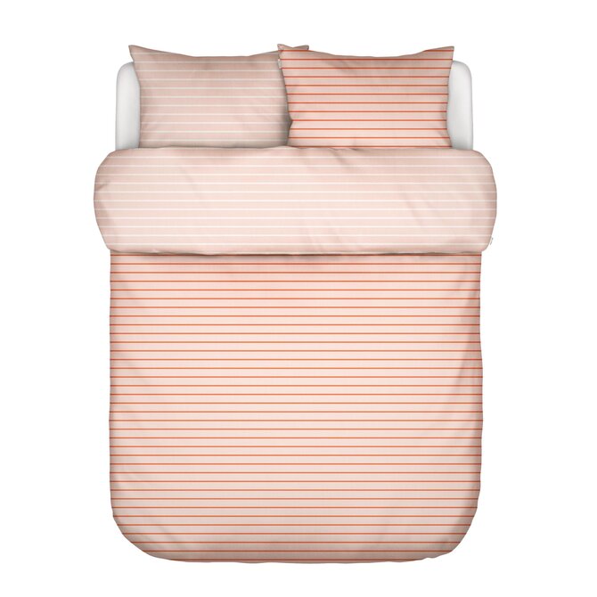 Marc O'Polo Thyra Dekbedovertrek Flame 200x200/220 Marc O'Polo Thyra Dekbedovertrek Flame 200x200/220