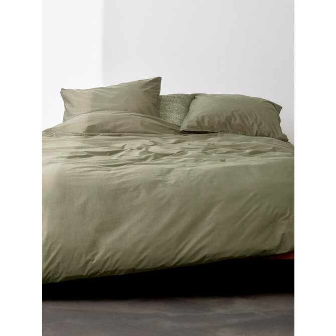 Marc O'Polo Tove Dekbedovertrek Moss green 140x200/220 Marc O'Polo Tove Dekbedovertrek Moss green 140x200/220