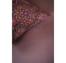 Pip Studio Thousand Leaves hoeslaken  Mauve 100x200 cm Hoekhoogte 25 cm