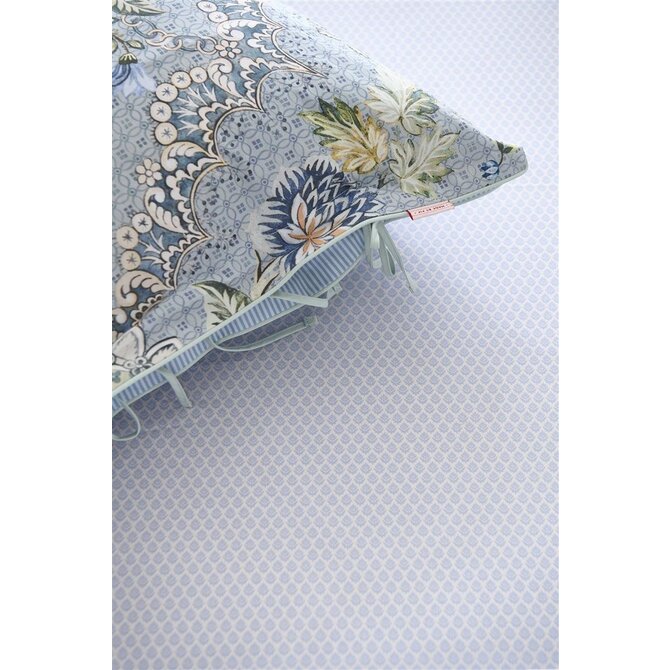 Pip Studio Thousand Leaves Hoeslakens- Blue 100x200 cm Hoekhoogte: 25 cm