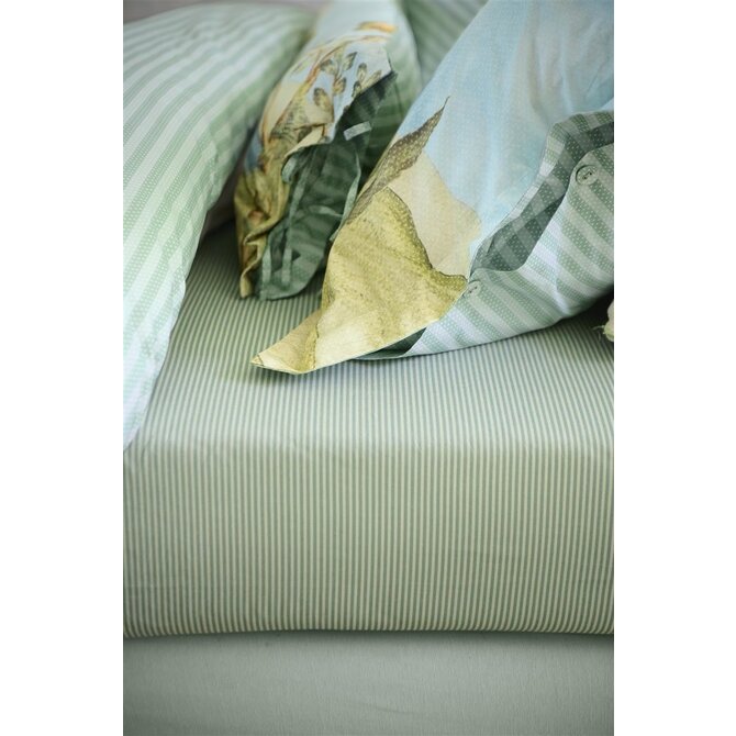 Pip Studio Duo Stripe Hoeslakens- Khaki 100x200 cm Hoekhoogte: 25 cm Pip Studio Duo Stripe Hoeslakens- Khaki 100x200 cm Hoekhoogte: 25 cm