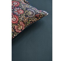 Pip Studio Thousand Leaves hoeslaken  Donkerblauw 180x200 cm Hoekhoogte 25 cm