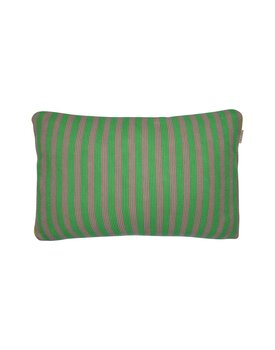 Pip Studio Bonsoir Stripe Cushion Green 40x60 cm