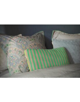 Pip Studio Bonsoir Stripe Cushion Green 40x60 cm