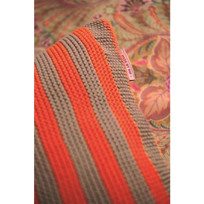 Pip Studio Bonsoir Stripe Cushion Orange 40x60 cm Pip Studio Bonsoir Stripe Cushion Orange 40x60 cm