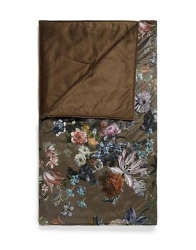 Essenza Isabelle quilt Darkest brown 240x100