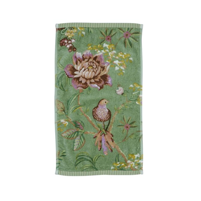 Pip Studio Secret Garden washandje Groen 16x22 cm