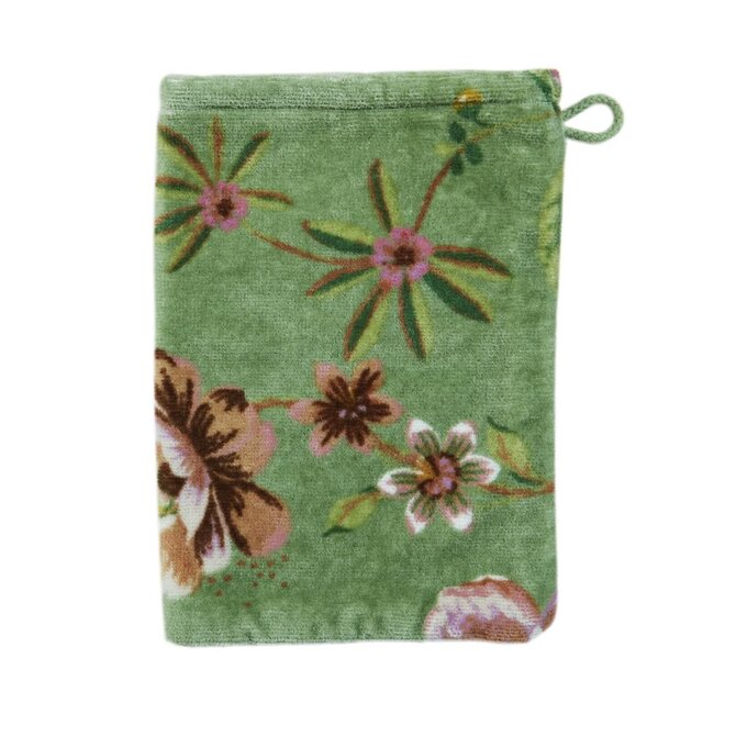 Pip Studio Secret Garden handdoek Groen 55x100 cm